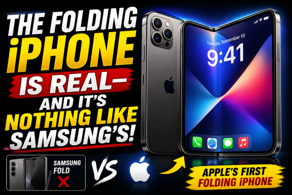 The Folding iPhone Is Real—And It's Nothing Like Samsung's