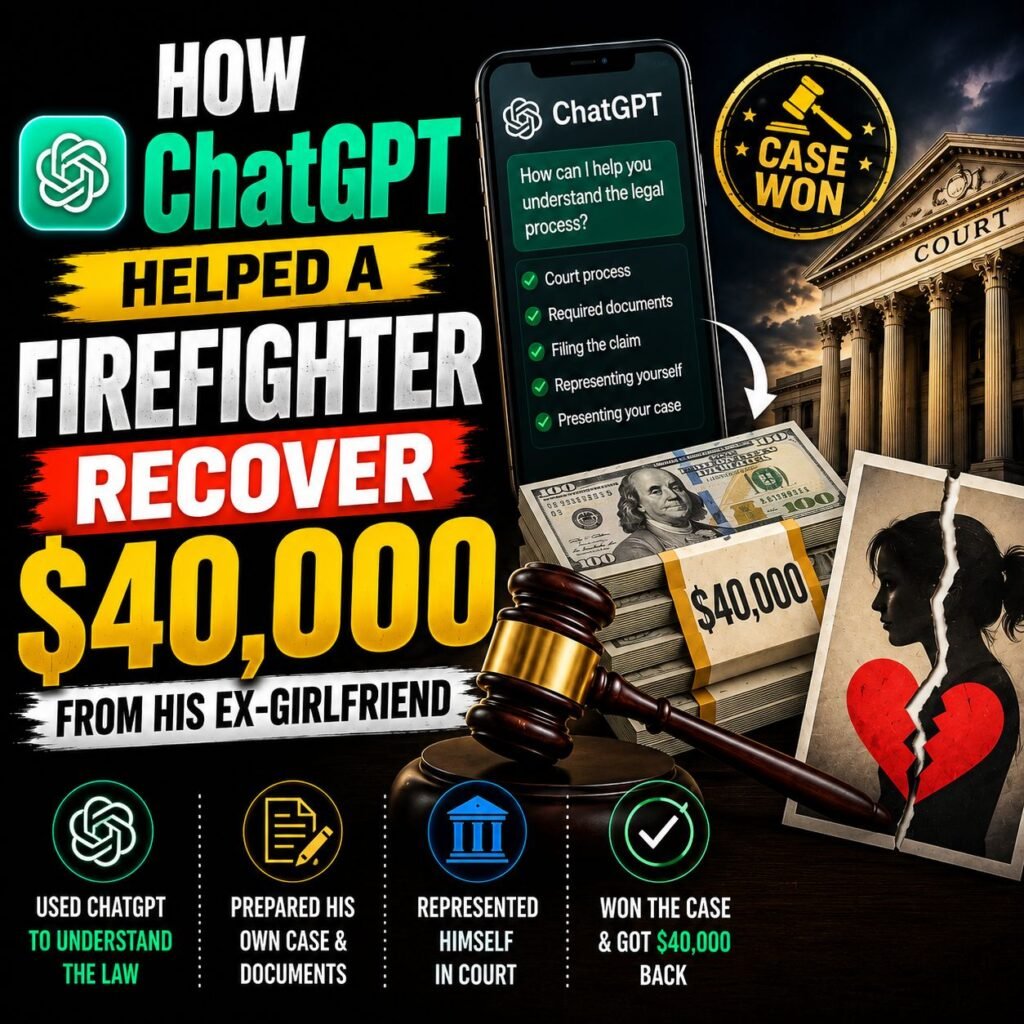 How ChatGPT Helped a Firefighter Recover $40,000 From His Ex-Girlfriend