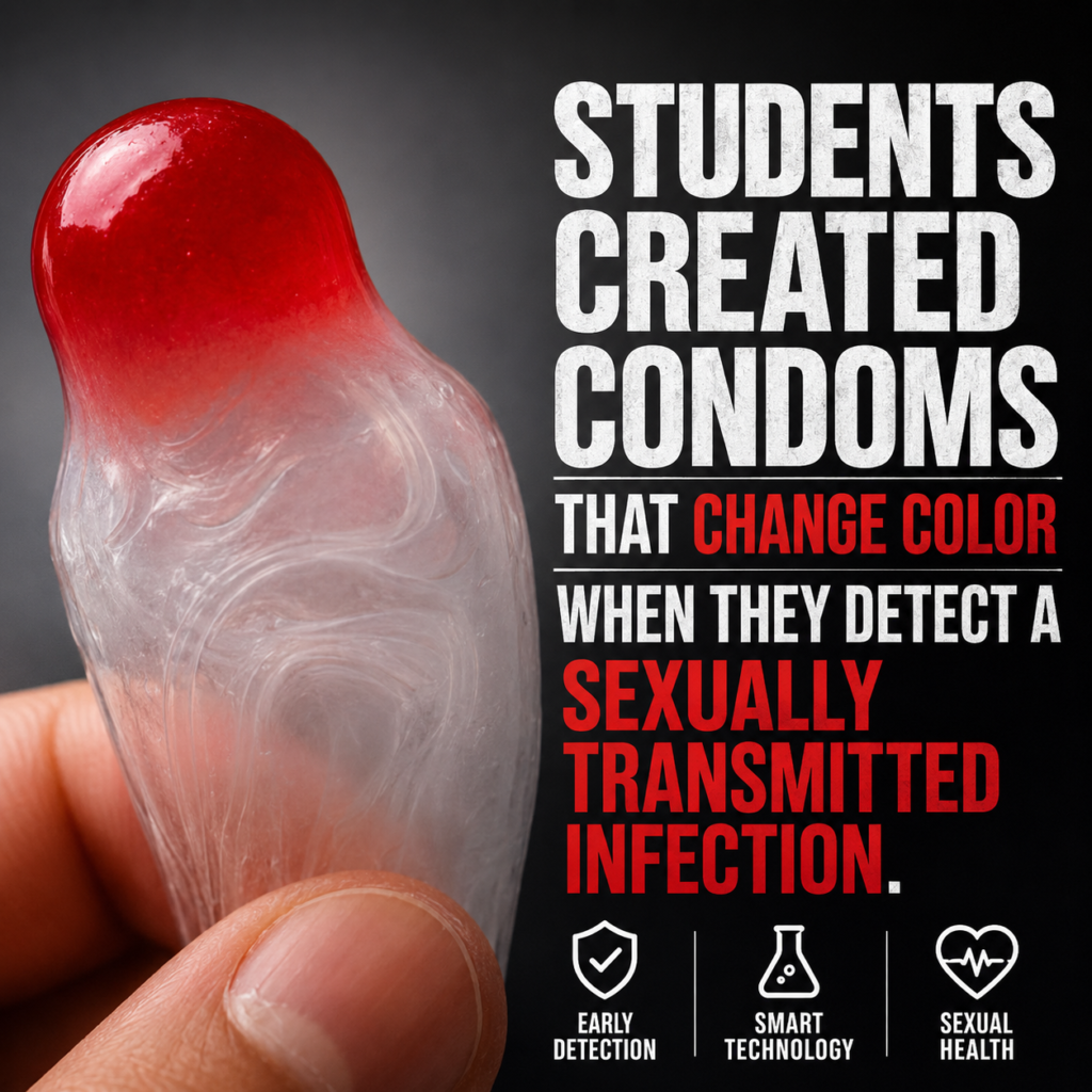Teen Students Designed a Condom That Could Change Color When It Detected an STI