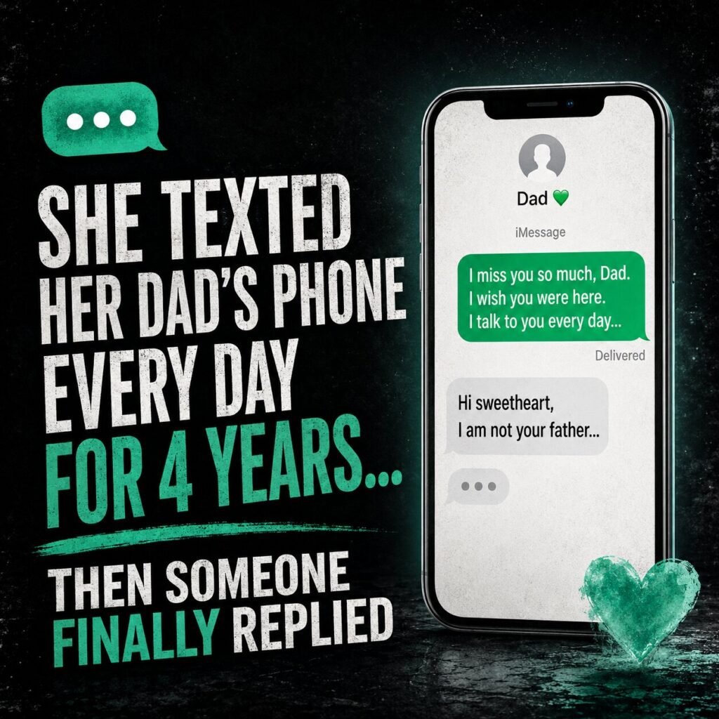 She Texted Her Late Father's Phone Every Day for 4 Years, One Day She Finally Received Reply