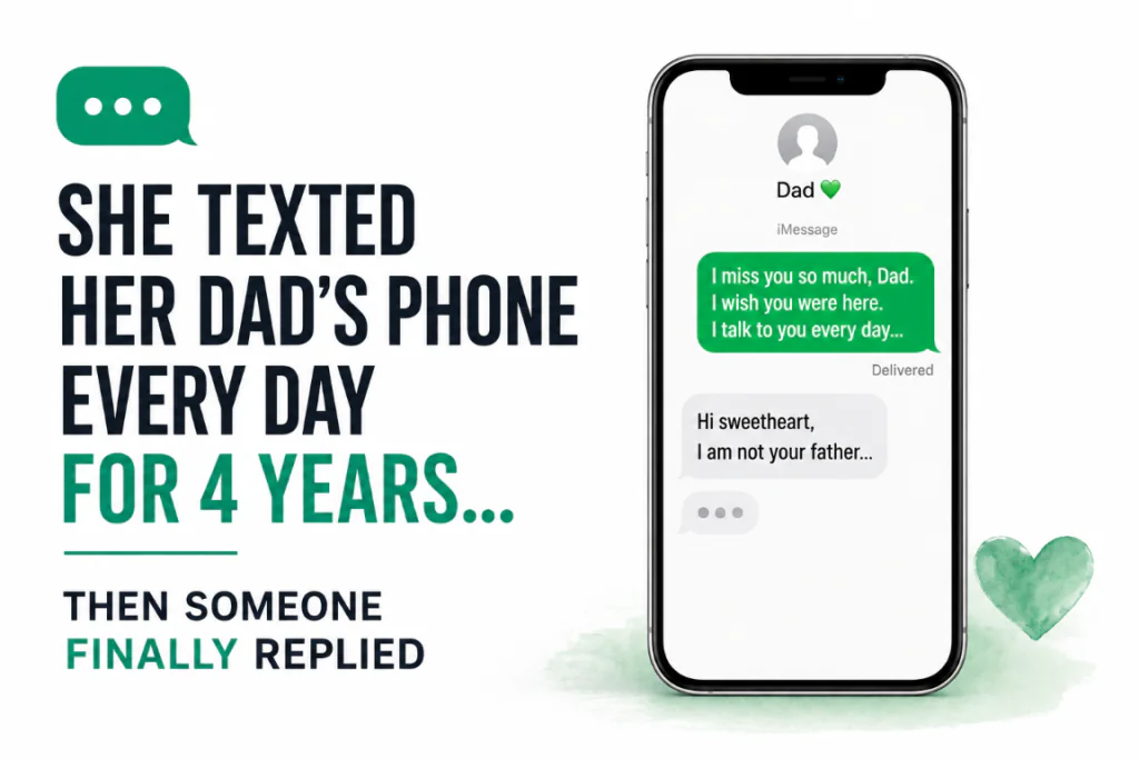 She Texted Her Late Father's Phone Every Day for 4 Years, One Day She Finally Received Reply